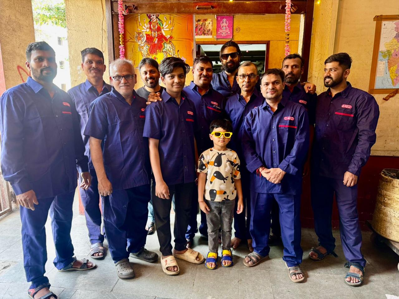 Santosh Magnetic Works workshop team