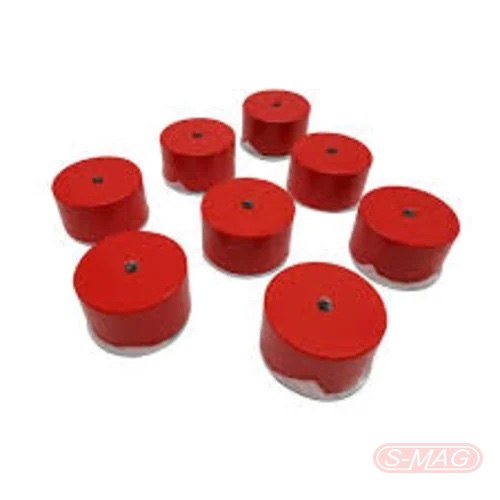 Cast alnico deep pot magnets, mixed sizes